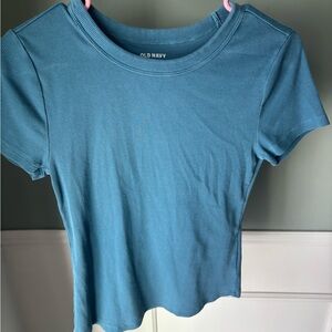 Old Navy Women's Teal Short Sleeve Tee